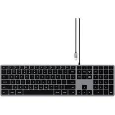 Satechi slim Satechi Slim W3 Wired Backlit Keyboard (Nordic)