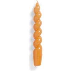 Orange Candles & Accessories Hay Spiral Candle 19cm 2pcs