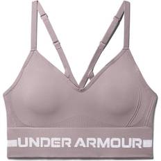 Yoga Sujetadores Under Armour Seamless Low Long Sports Bra - Dash Pink/White