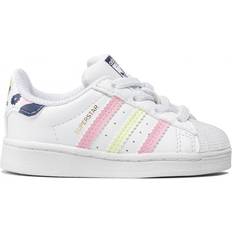 adidas Infant Superstar - Cloud White/Almost Lime/True Pink