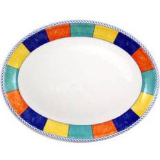 Churchill New Horizons Chequered Border Serving Platter & Tray 12pcs
