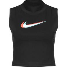 Damen - Hoher Kragen Tanktops Nike Sportswear Mock Neck Tank Women's - Black