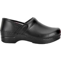 Leer - Man Klompen Sanita Original Pu Clogs - Black