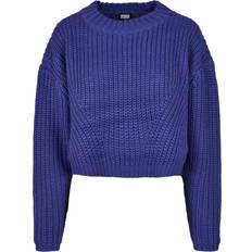 Urban Classics Ladies Wide Oversize Sweater - Blue Purple