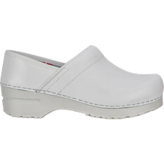 Damen - Kunstleder Pantoletten Sanita Original PU - White