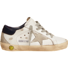 GOLDEN GOOSE Older Girl's Super-Star with Heel Tab - White