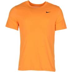 Nike Dri-FIT Crew Solid Short Sleeve T-shirt Men - Kumquat/Black