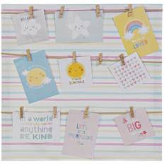 Multifarvet Opslagstavler Dkd Home Decor Fotoramme Sunshine Lærred (50 x 2 x 50 cm) Opslagstavle