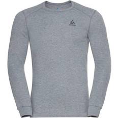 XL Basisschicht-Oberteile Odlo Active Warm Long-Sleeve Baselayer Top Men - Grey Melange