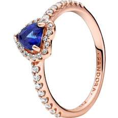 Pandora Anillo Rose Corazón Azul Brillante 188421c01-54