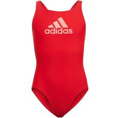 adidas Badge of Sport Swimsuit - Vivid Red/Acid Red (HC9656)