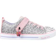 Skechers twinkle toes Skechers Childrens/Kids Twinkle Toes Sparkle Lite Leopard Shoes - Slate/Multicoloured