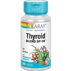 Yodo Suplementos Solaray Thyroid Blend SP-26 100 pcs