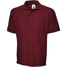 Brown - Men Polo Shirts Uneek Premium Poloshirt - Maroon