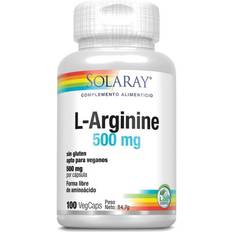 Solaray Aminosyrer Solaray L-Arginine 500mg 100 stk
