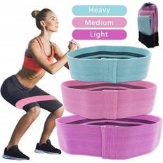 Everfitness Yoga Stretchband 3-pack med olika längder