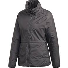 Five jacka dam adidas Women's BSC 3-Stripes Insulated Winter Jacket - Grey Five