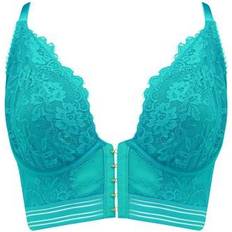 Pour Moi Revolution Front Fastening Underwired Bralette - Jade