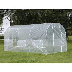 Dancover Invernaderos Independientes Dancover Polytunnel 9m² GH18111 Acero inoxidable