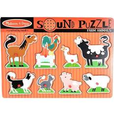 Melissa & Doug Nuppipalapelit Melissa & Doug Farm Animals Sound Puzzle