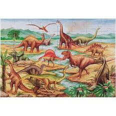 Cheap Floor Jigsaw Puzzles Melissa & Doug Dinosaurs Floor Puzzle 48 Pieces