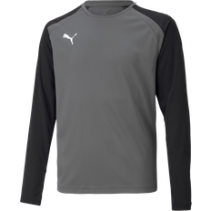 Puma TeamPACER Long Sleeve T-shirt Kids - Smoked Pearl/PumaBlack/White