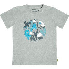 Fjällräven Lastenvaatteet Fjällräven Kid's Forest Findings T-shirts - Grey Melange