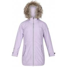 Regatta Kid's Abbettina Waterproof Insulated Parka Jacket - Lilac Frost High Shine