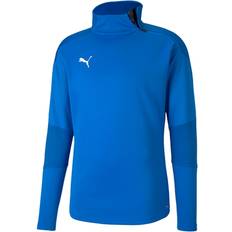 Puma Final Training Fleece Men - Electric Blue Lemonade/Team Power Blue