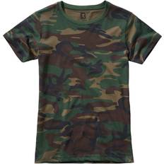 Camouflage - Damen T-Shirts Brandit Basic Ladies T-shirt - Woodland