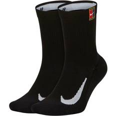 Uni Chaussettes Nike Court Multiplier Cushioned De Tennis Pack De 2 Unités - Noir