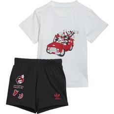 0-1M Øvrige sæt Børnetøj adidas Infant Disney Mickey & Friends Shorts & Tee Set - White (HF7538)