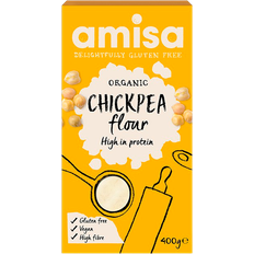 Kikärtsmjöl Amisa Organic Gluten Free Chickpea Flour Fine Milled 400g