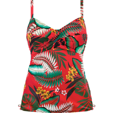 Elastane/Lycra/Spandex Tankinis Fantasie Vilamoura Twist Front Tankini Top - Lollipop