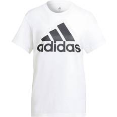 adidas Essentials Logo Boyfriend Tee Women's - White/Black