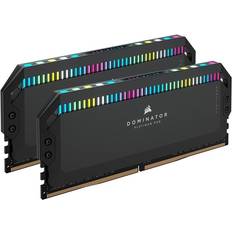 Mémoires RAM Corsair Dominator Platine RVB DDR5 5200MHz 64Go 2x32Go CL40