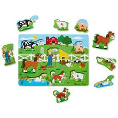 Knob Puzzles Melissa & Doug Old MacDonald's Farm Sound