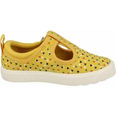 Buckle Trainers Children's Shoes Clarks Toddler City Spark - Yellow