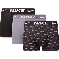 Boxer herren xl NIKE Dri-FIT Essential Micro Boxer 3-pack - Logo Print/Cool Grey/Black