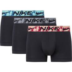 Nike Dri-FIT Essential Micro Boxer 3-pack - Black/Marina/Grey/Mystic Hibiscus