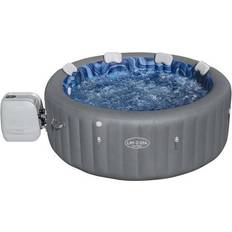 Blau Aufblasbare Whirlpools Bestway Aufblasbarer Whirlpool Lay-Z Spa Santorini HydroJet Pro