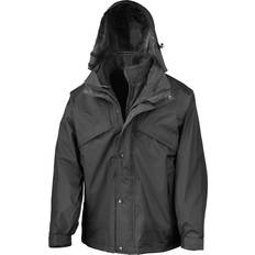 Result 3 In 1 Zip & Clip StormDri Jacket - Black