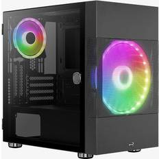 ATX - Mini Tower (Micro-ATX) Datorchassin AeroCool Cube Atomic V2 (Black/Transparent)