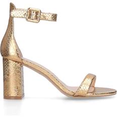 Gold Heeled Sandals Kurt Geiger Langley - Gold