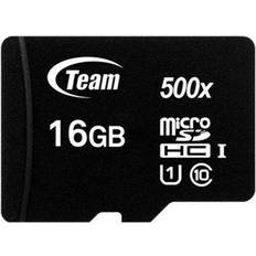 500x microSDHC Class 10 UHS-I U1 80/15 MB/s 16GB