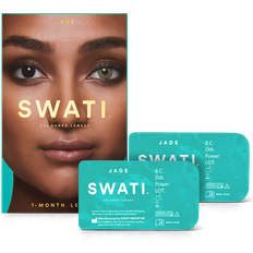 Kontaktlinser Swati 1-Month Lenses Jade 1-pack