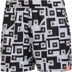 Adidas S Badebukser adidas Graphic Swim Shorts - Black/White