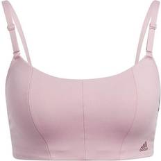 Yoga Bras Adidas Yoga Studio Light-Support Bra - Magic Mauve