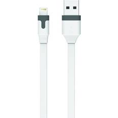 Muvit Flat USB A-Lightning 1m