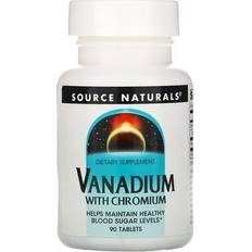 Vitamins & Supplements Source Naturals Vanadium with Chromium 90 Tablets